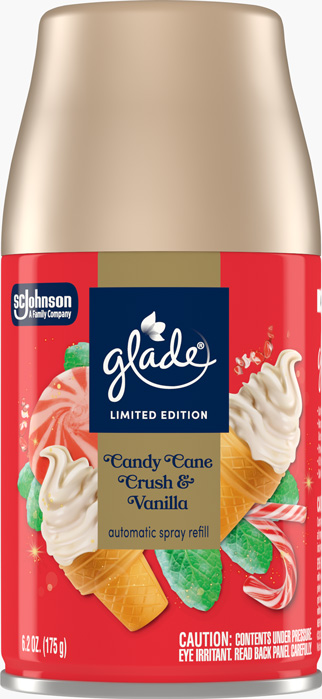 Glade® Candy Cane Crust & Vanilla Automatic Spray Refill