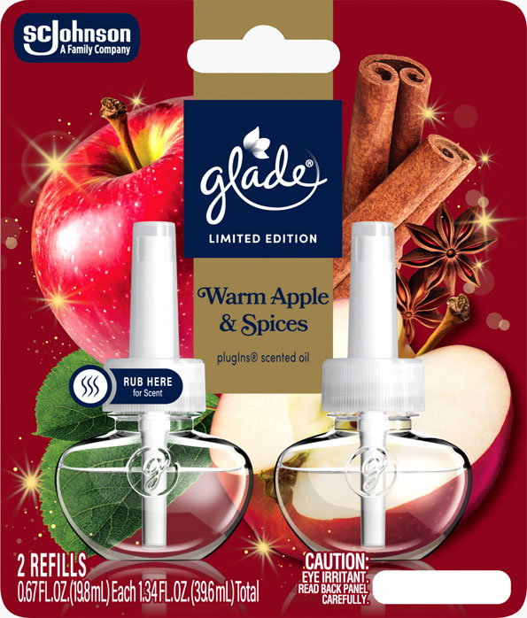 Glade® Warm Apples & Spices PlugIns® Scented Oil Refills