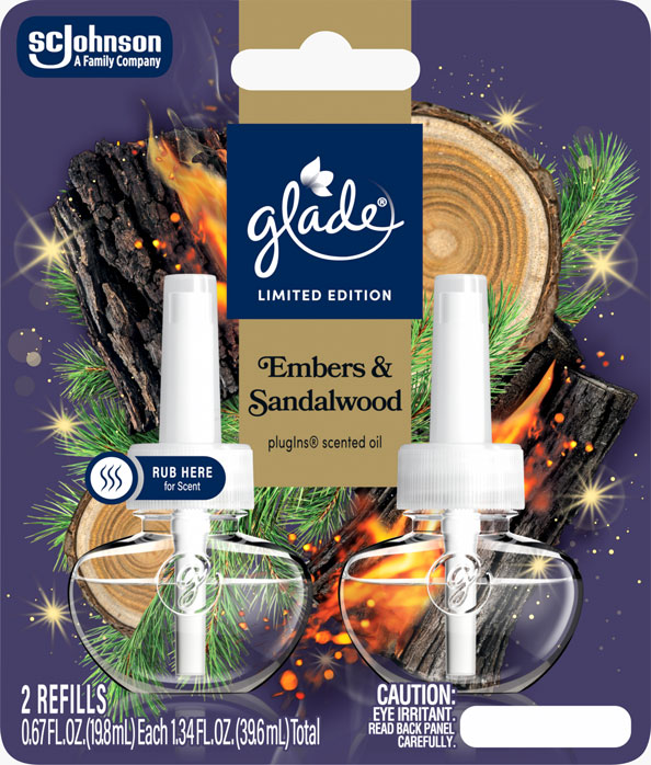 Glade® Embers & Sandalwood PlugIns® Scented Oil Refills