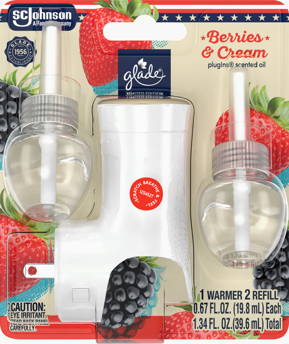 Glade® Berries & Cream PlugIns® Scented Oil Kit
