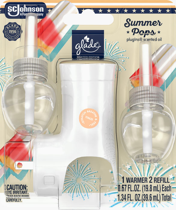Glade® Summer Pops PlugIns® Scented Oil Kit
