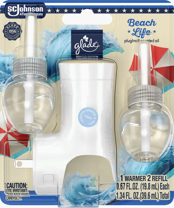 Glade® Beach Life PlugIns® Scented Oil Kit