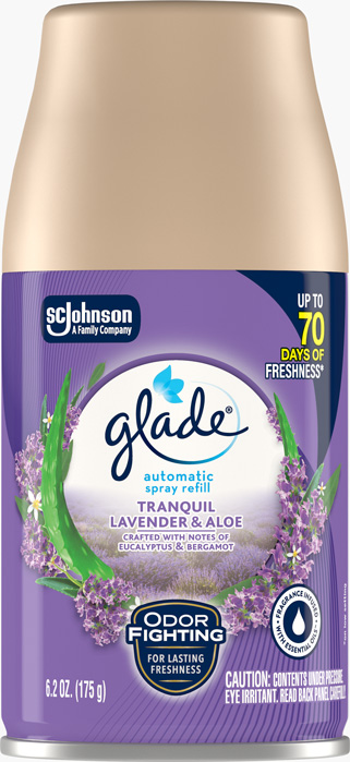 Glade® Tranquil Lavender & Aloe Automatic Spray Refill