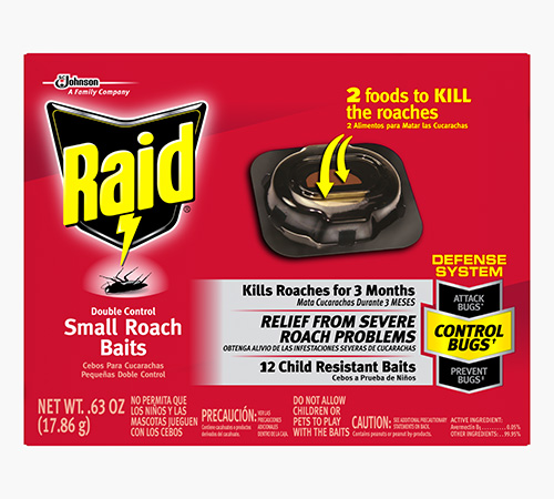 Raid® Double Control Small Roach Baits