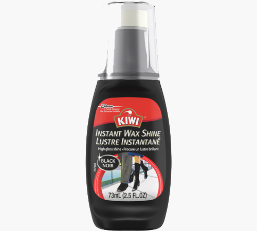KIWI® Leather Instant Wax Shine Black