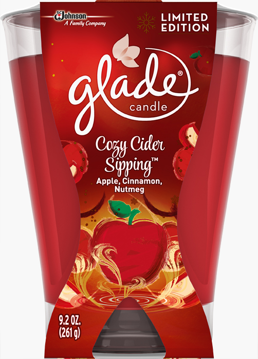 Glade® Large Candle - Cozy Cider Sipping