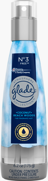 Glade® Fine Fragrance Mist No 3 - Free Coconut and Beach Woods