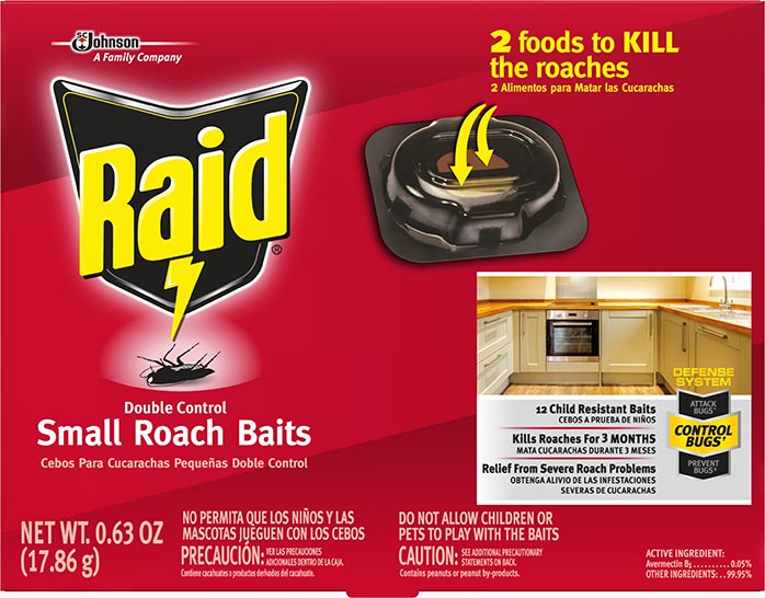 Raid® Double Control Small Roach Baits