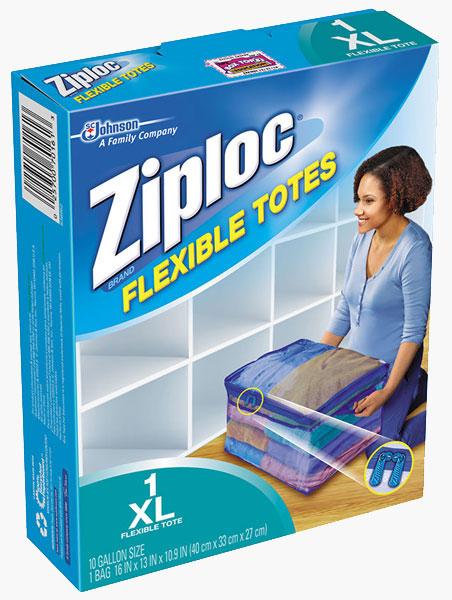 Ziploc® Brand Flexible Totes