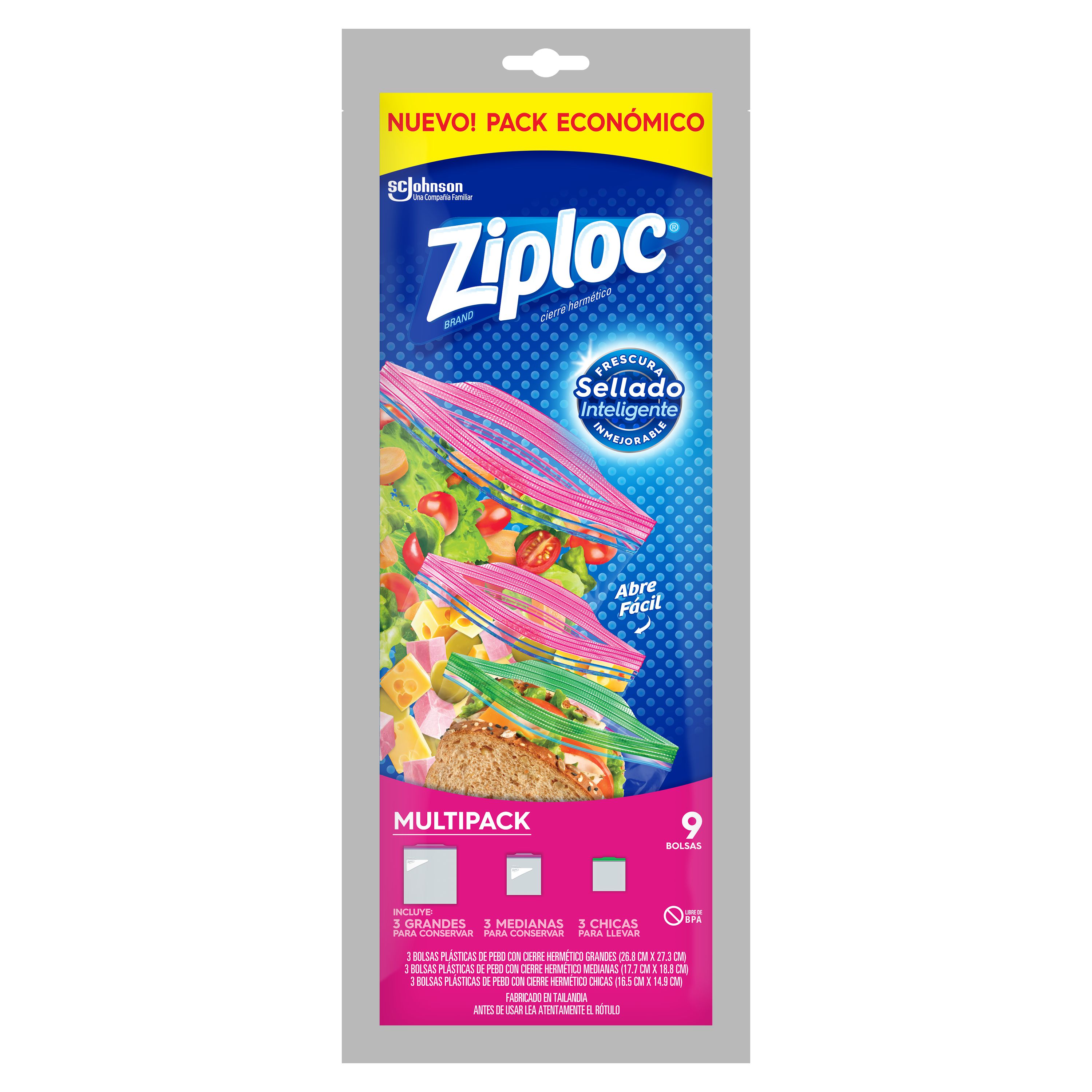 Ziploc® Bolsa Multipack