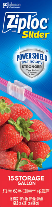 Ziploc® Brand Storage Gallon (15's)