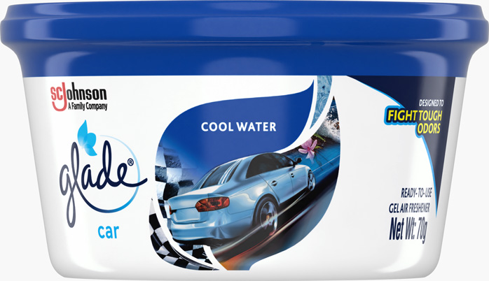 Glade® Mini Gel Car Cool Water