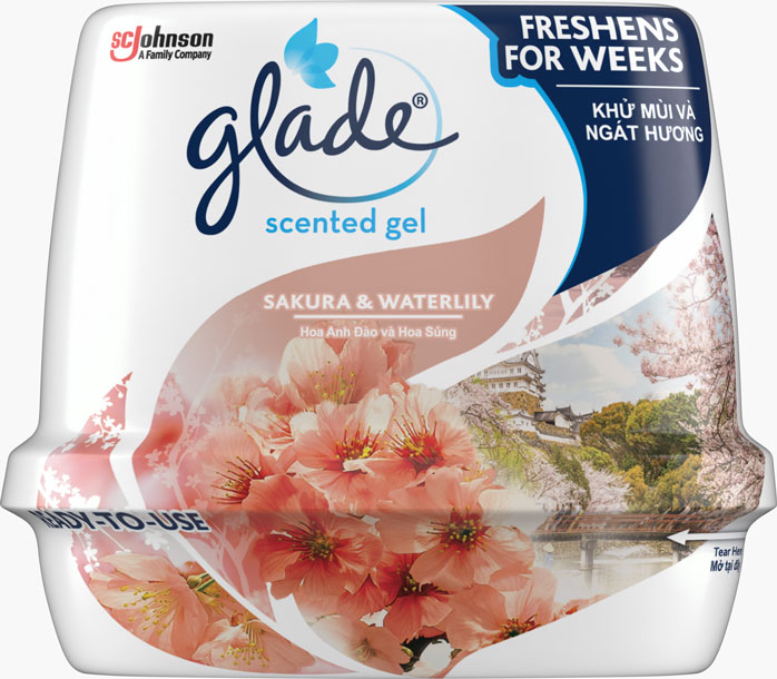 Glade® Scented Gel Sakura and Waterlily