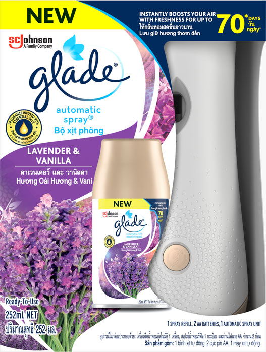Glade® Automatic Spray Lavender Vanilla Starter