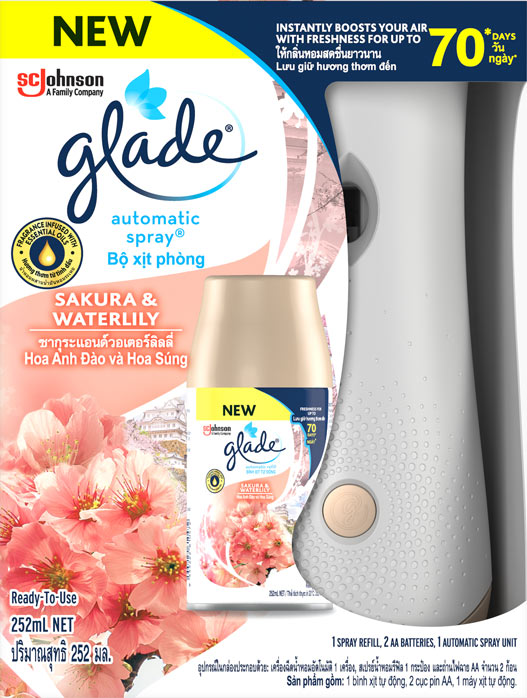 Glade® Automatic Spray Sakura and Waterlily Starter